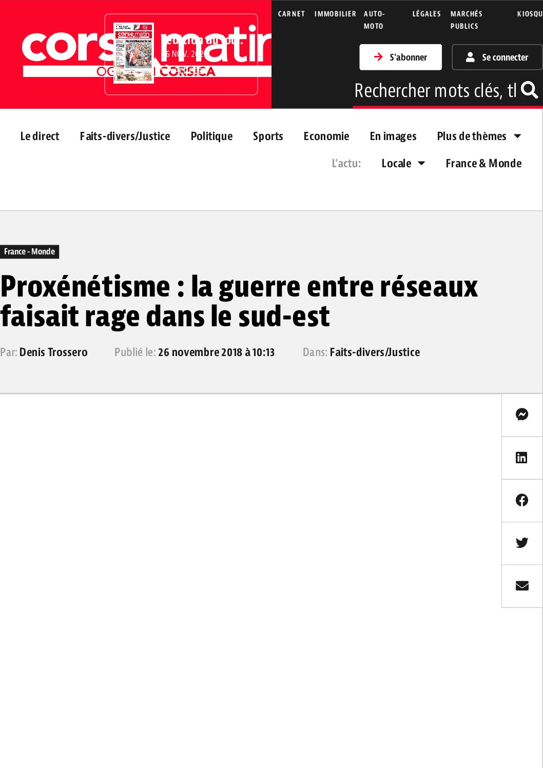 MOTEMPS TRIBOT – Corse Matin